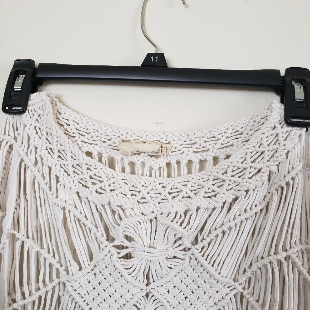 Denim & supply macromae with fringe top. Sz XS